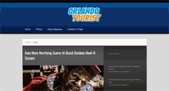 Desktop Screenshot of orlandotouristblog.com